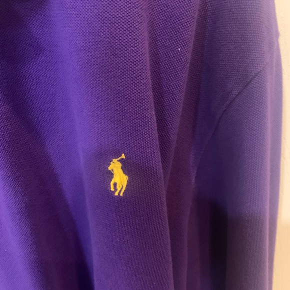 Vivid Bright Purple Mens 3XLT Polo Shirt - Picture 2 of 4